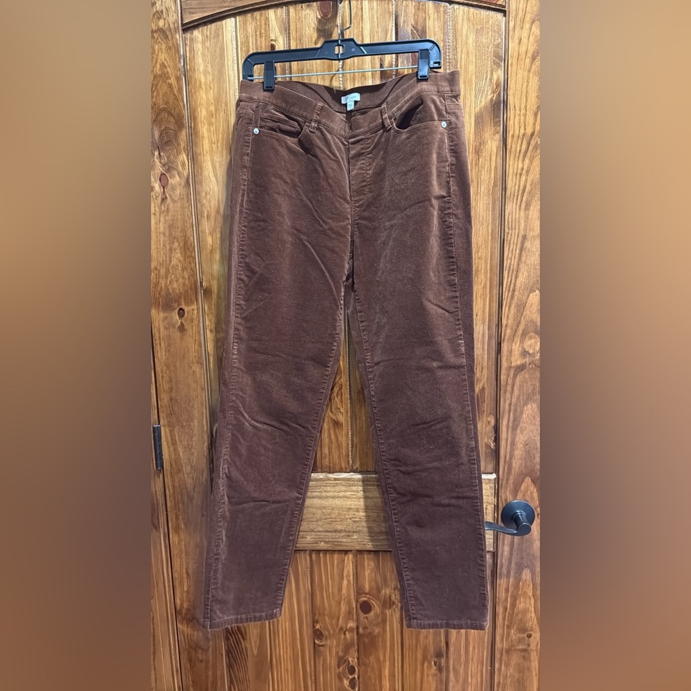 JJill Rust/Brown Corduroy Pants
